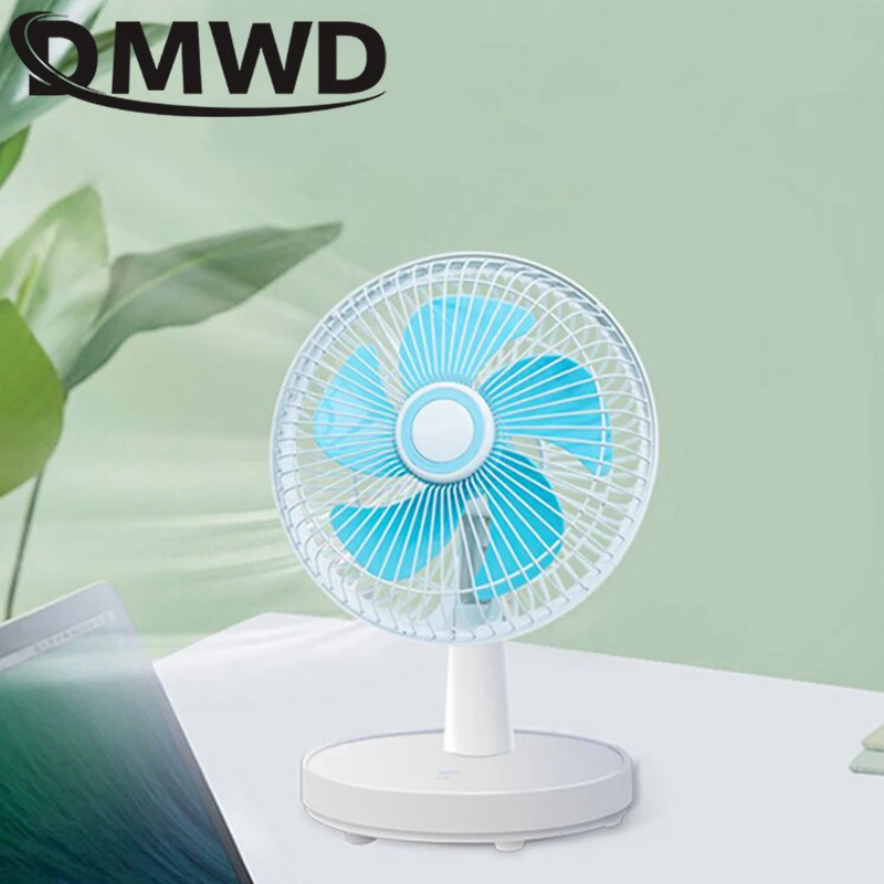 DMWD Mini USB Electric Fan 3 Speed Adjustable Clip Fan/Table/Wall Mounted Fans Bed Portable Student Home Office Mute Cooler