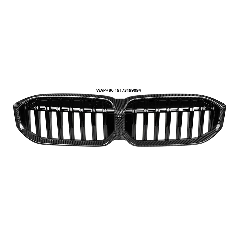 

Dry Carbon Fiber Front Bumper Kidney Grille Grid Mesh Single Slat Grill for B-mw 3 Series G20 LCI 2023-IN G20 Grille