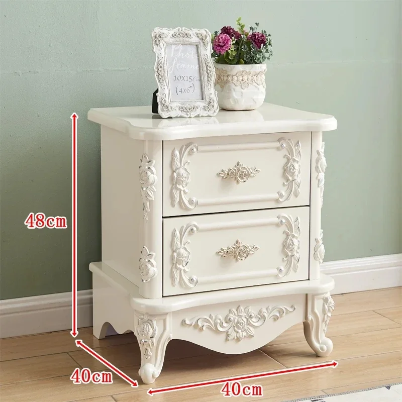 

Vintage Luxury Night Table Bedroom Storage Modern Trendy Nightstand Nordic European Comodini Camera Da Letto Bedroom Furniture