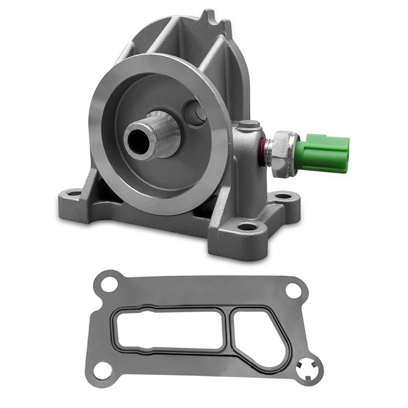 

X39A-Oil Filter Assembly Seat With Oil Sensor Plug, Gasket For Mazda 3 5 CX-7- Part Numbers L311-14-311, L311-14-310, L31114311A