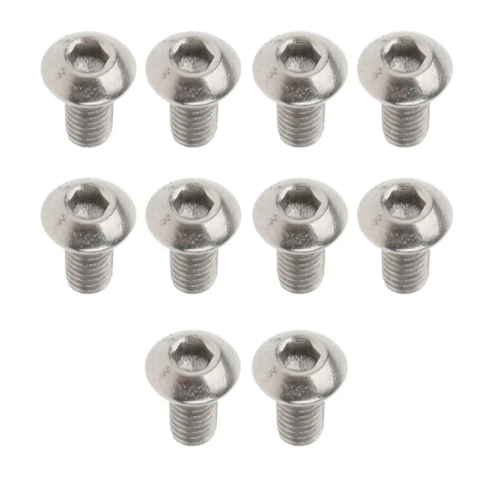 Titanium Hexagon Socket Cap Screws Low Profile Button Head Bolts Assortment Set for Machine Parts