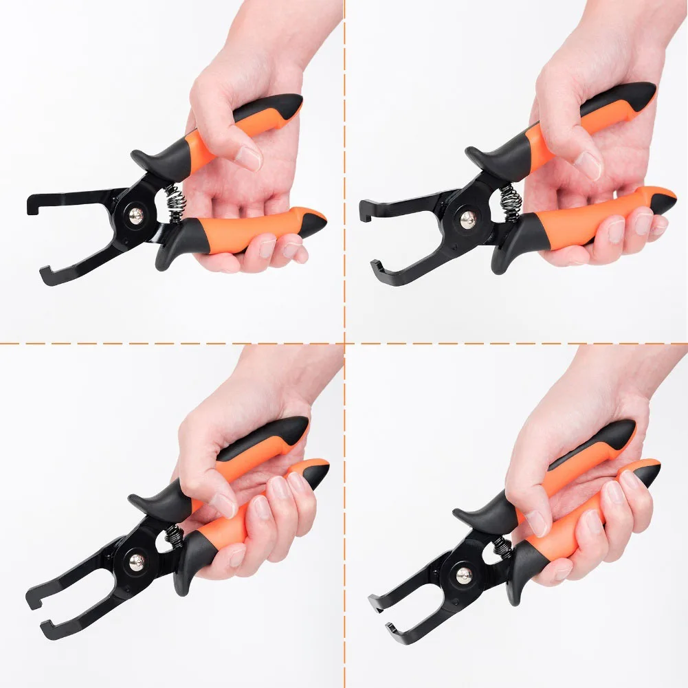 Auto Fastener Tool Panel Clip Pliers DIY Car Maintenance Auto Fastener Ergonomic Tapered Tip Spring-loaded Mechanism