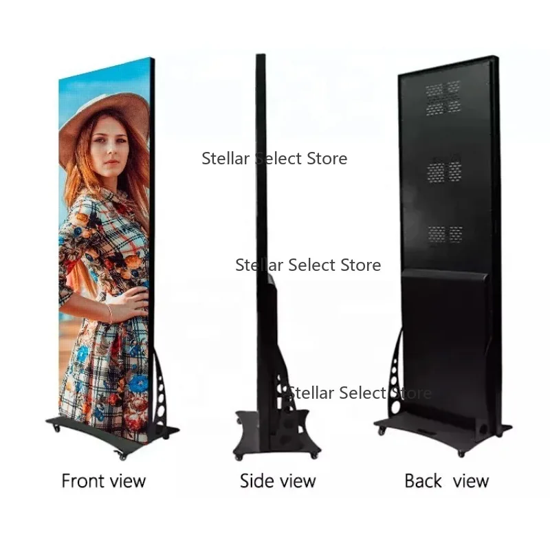 2025 Newest Customized Billboard Advertising  P2.5 Digital Led Poster Display for Retail Store Bank Bar School Company