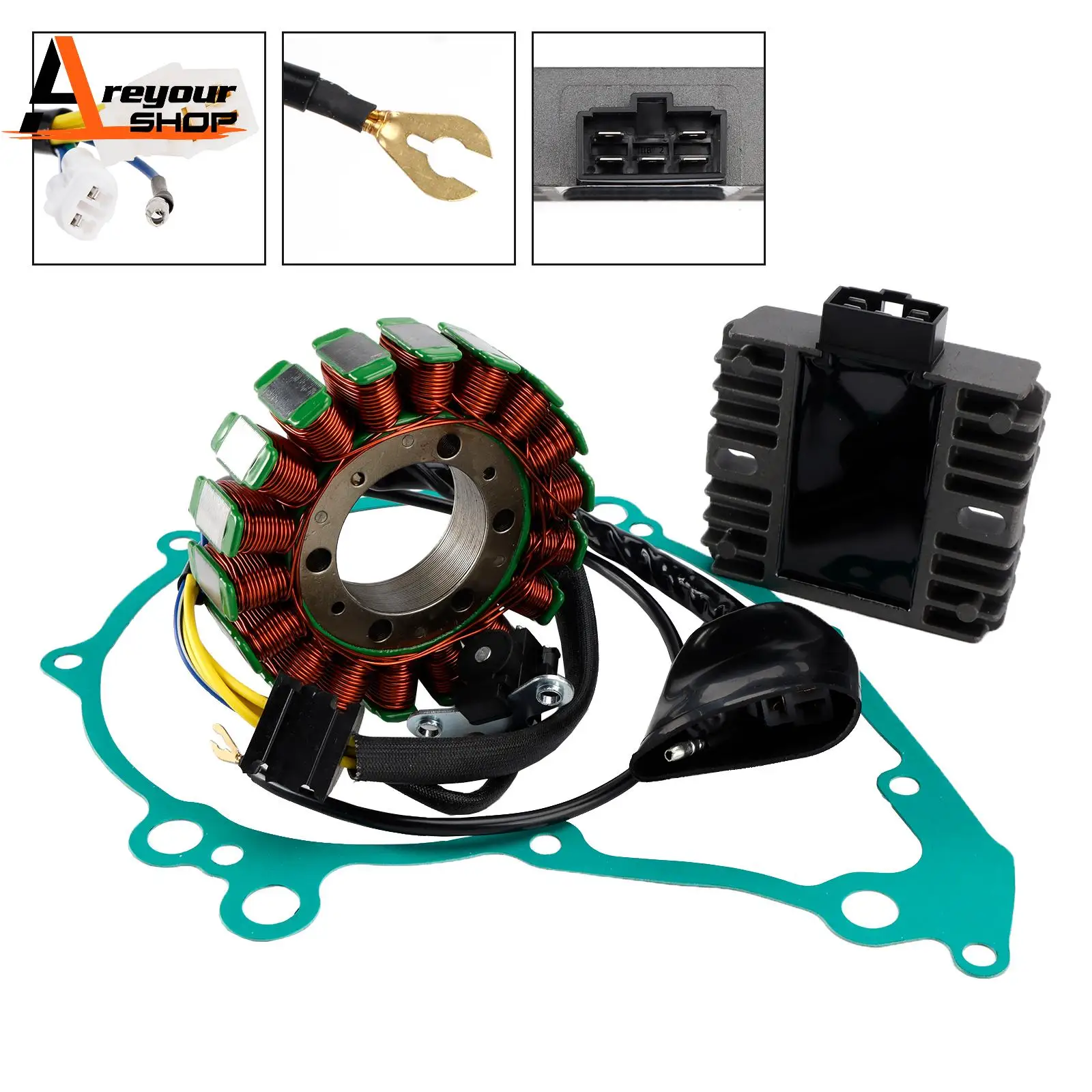 حشية منظم مولد الجزء الثابت لياماها XT660X XT660R 2004-2014