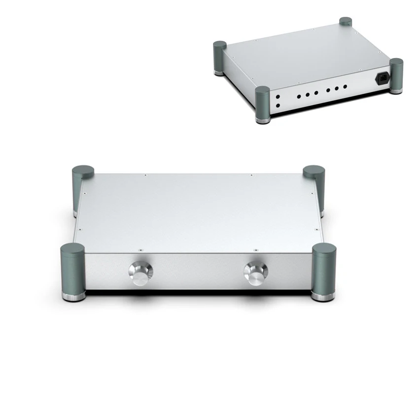 

Профессиональный аудиошасси Weiliang 4307P из цельного алюминия для предусилителей/усилителей мощности, компактная конструкция, премиальное качество