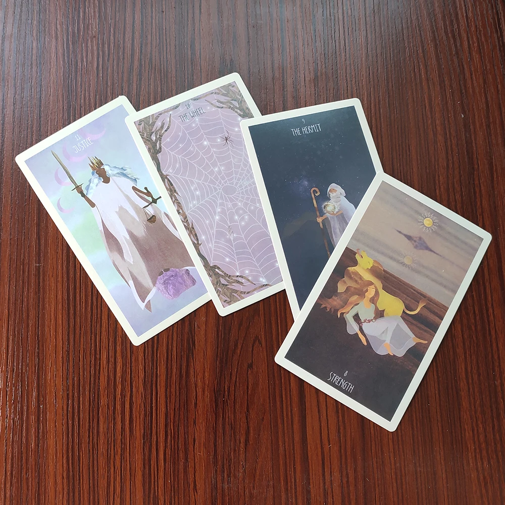 12x7cm Star Seeker divination Tarot Deck 78 Cards English Version Oracle Deck Taro Prophecy 350 GSM PAPER Tarot