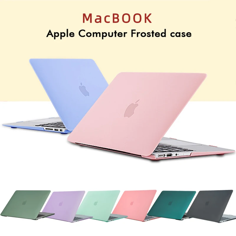 Frosted กรณีแล็ปท็อปสำหรับ Macbook Air Pro ใหม่ Touch Bar11 12 13 14 15 16นิ้วแล็ปท็อปกรณีฝาครอบกรณีใหม่สไตล์13.6 Shell