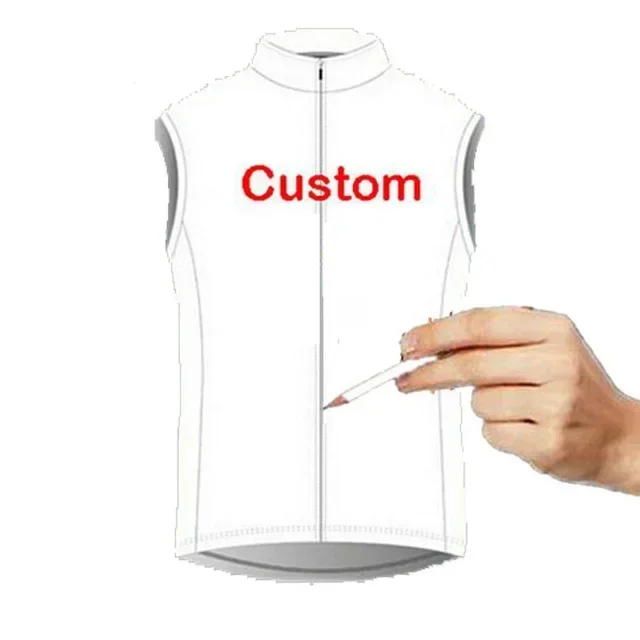 

Windproof Customized Cycling Sleeveless Cycling Jacket Vest Gilet Mtb Clothing Bicycle Maillot Ciclismo