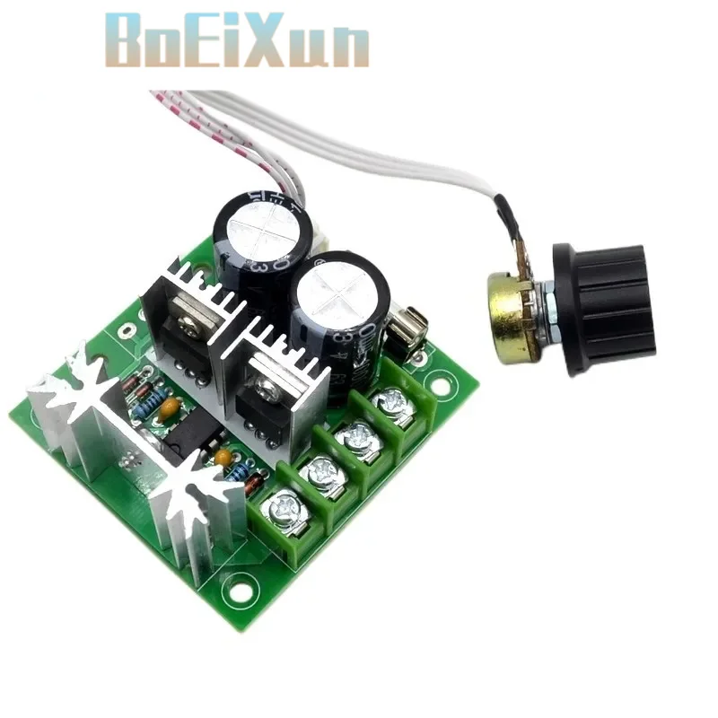 PWM DC Motor Governor 15A Switching Motor Controller 6V-90V 10A-20A Stepless Transmission