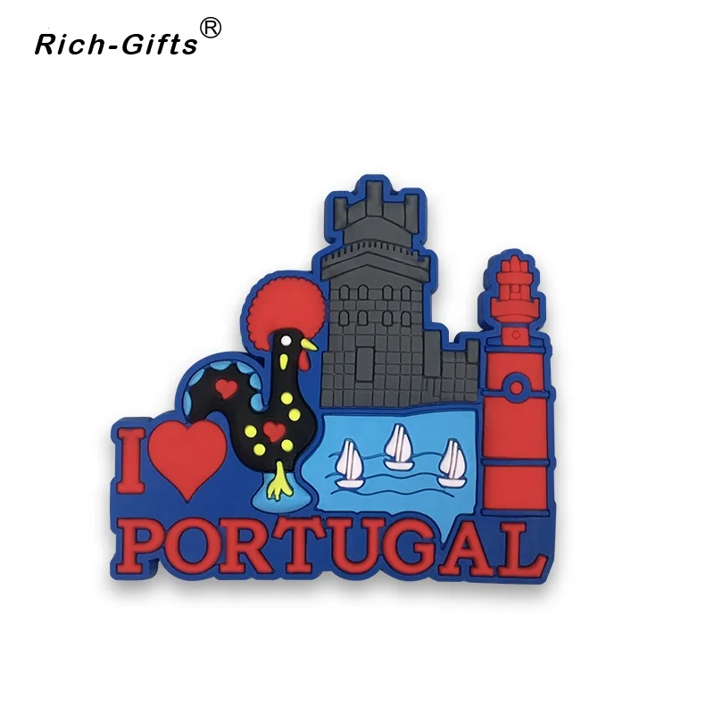 Personalized Soft Rubber Tourism Souvenir, Custom