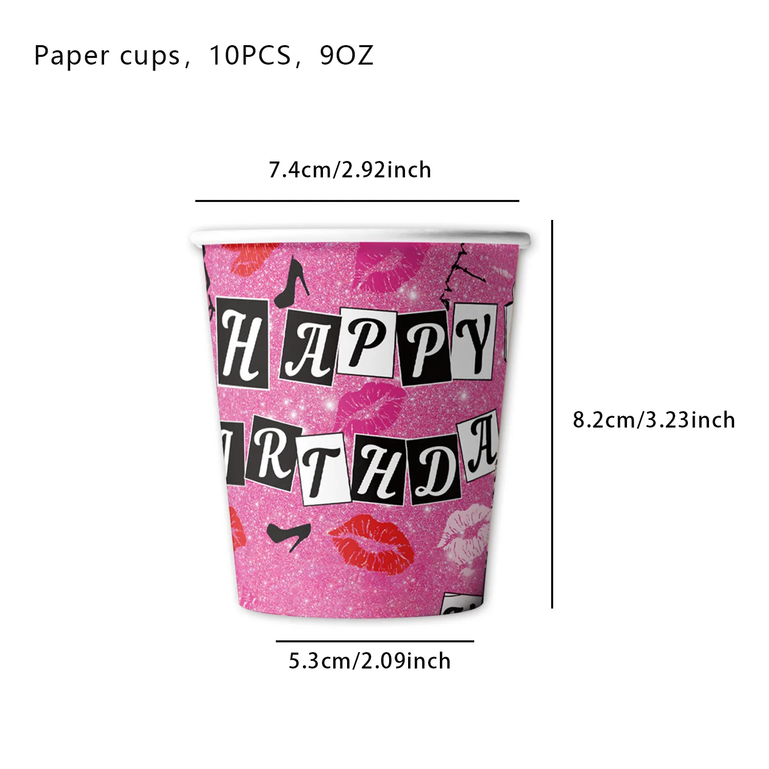 Mean Girls Birthday Party Supplies Cups Plates Napkins Tablecloths Balloons Backdrop Tableware Set Hen Party Decorations