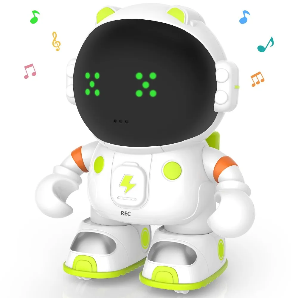 Smart Robot Astronaut Early Education Voice Control Dancing Repeating And Recording Space Robot Montessori Machine Kids Gift Toy