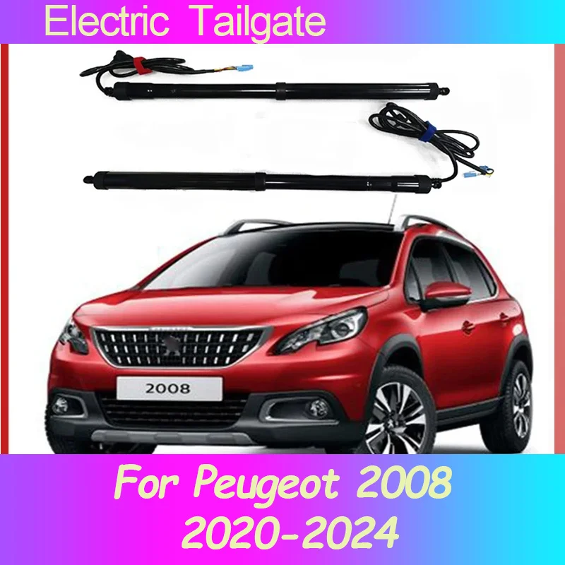 Car For Peugeot 2008 2020-2024 Electric Tailgate Modified Automatic Lifting Electric Motor for Trunk Car Assecories Baseus Tools