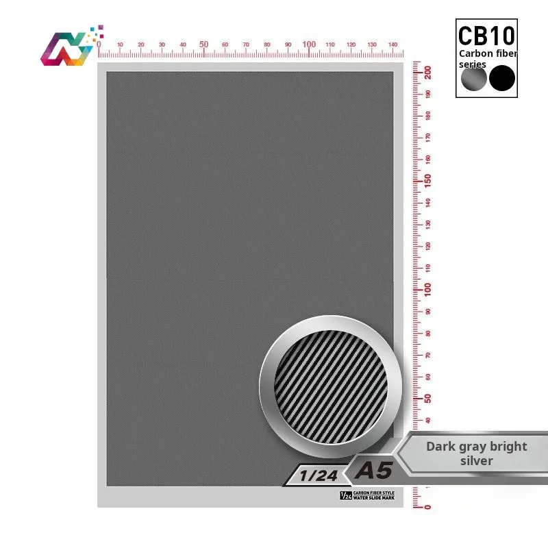 Hobby Mio Koolstofvezel Waterglijbaan Decal Hoge Precisie Twill Textuur voor 1/12 1/24 1/32 Schaal Model Auto Motor Modificatie