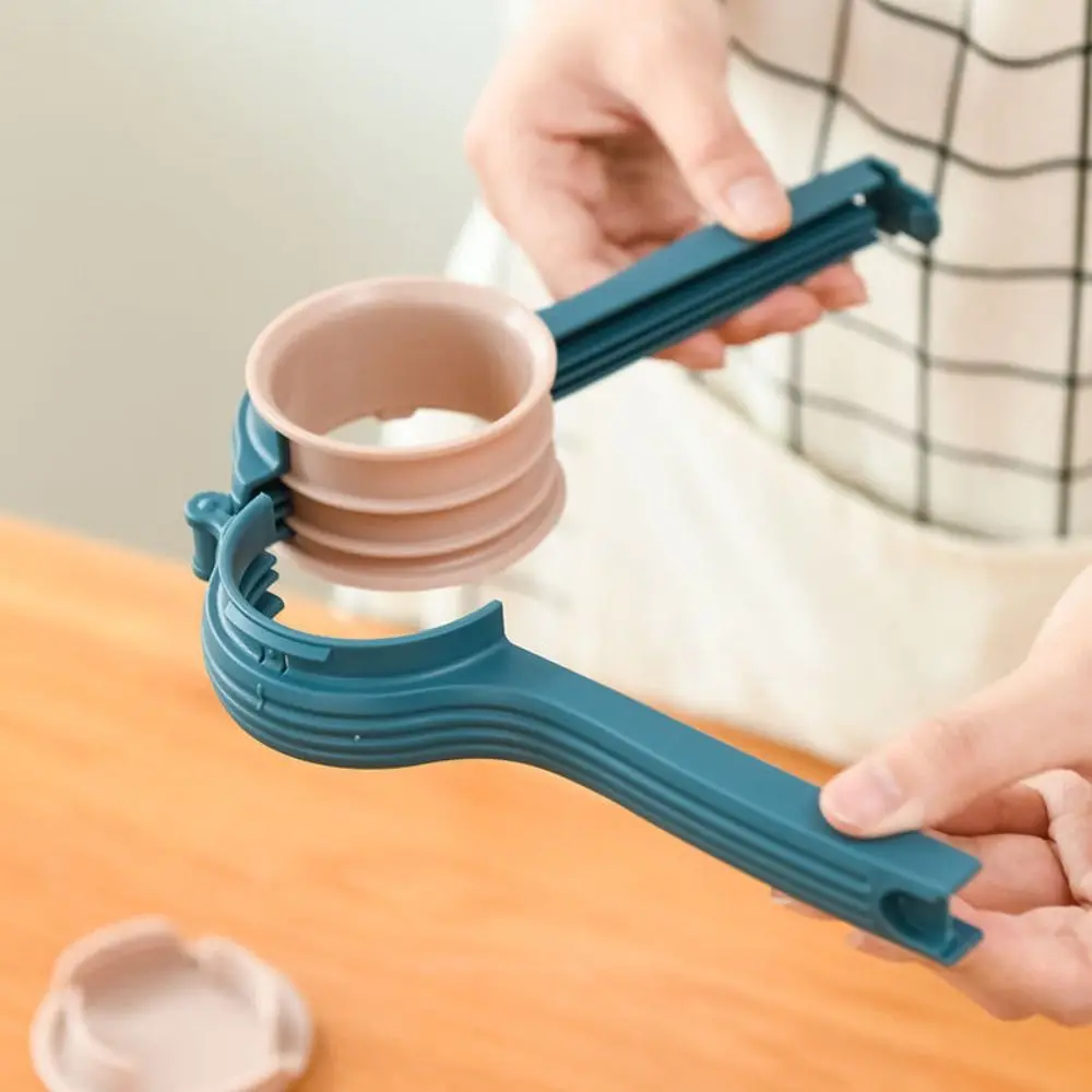 مقاطع عزل تخزين المواد الغذائية القابلة لإعادة الاستخدام مع فوهات صب غطاء بلاستيكي ختم وصب مشبك حقيبة مقاطع أكياس الطعام لرقائق البطاطس الوجبات الخفيفة