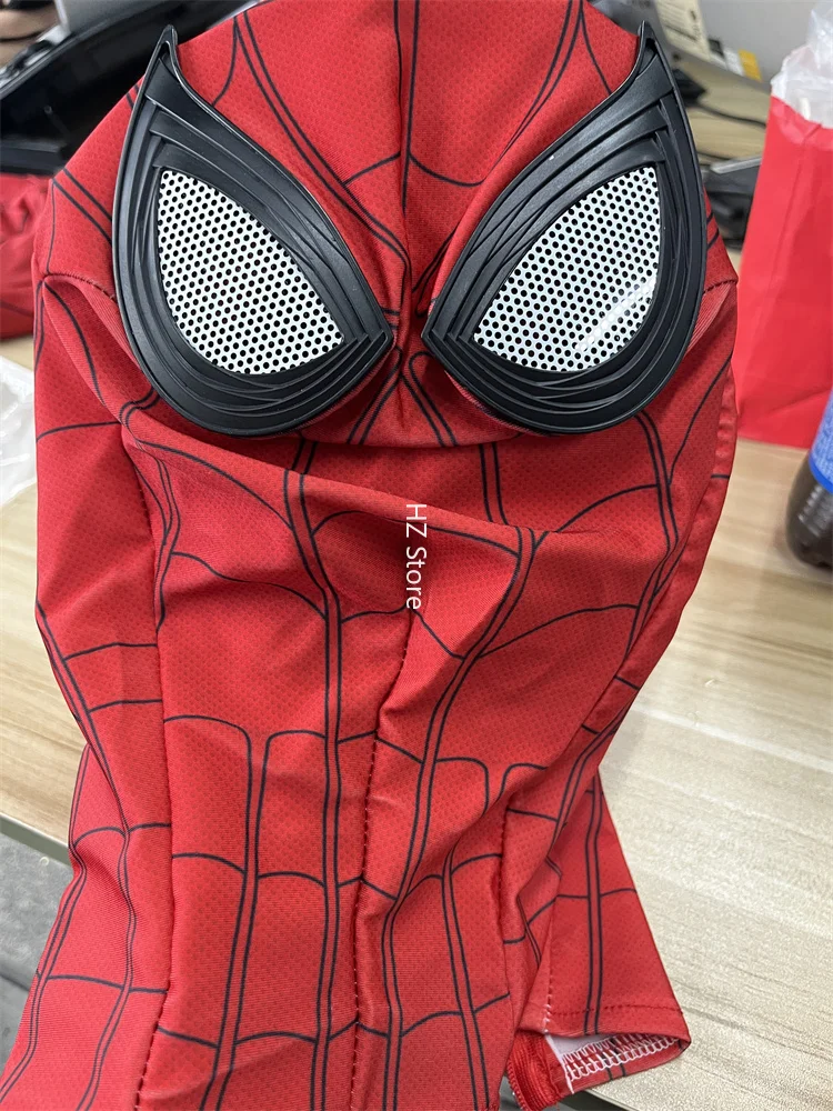 スパイダーマン マスク 覆面 スパイダーマン ファスナー付き ヘッドマスク ゼンタイ 頭