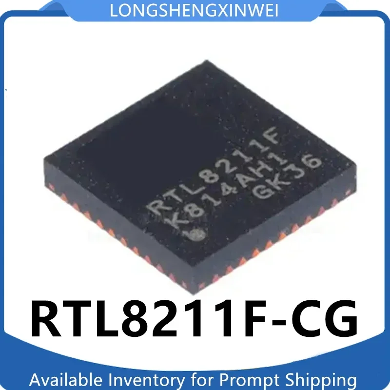 1PCS RTL8211F-CG Original QFN40 Screen Printed RTL8211F Ethernet Communication Network Card Chip
