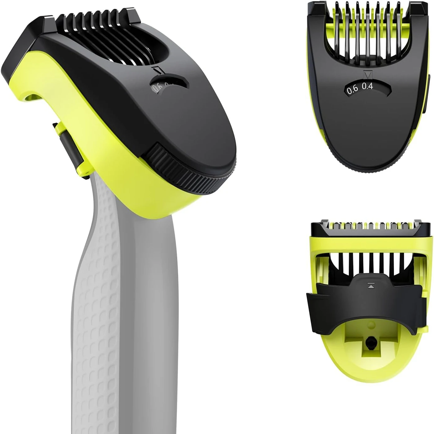 14 in 1 Adjustable Comb Compatible with QP2520 QP2530 QP2620 QP2630 Razor Blades, 14 Cutting Heights Between 0.4 and 10mm Combs