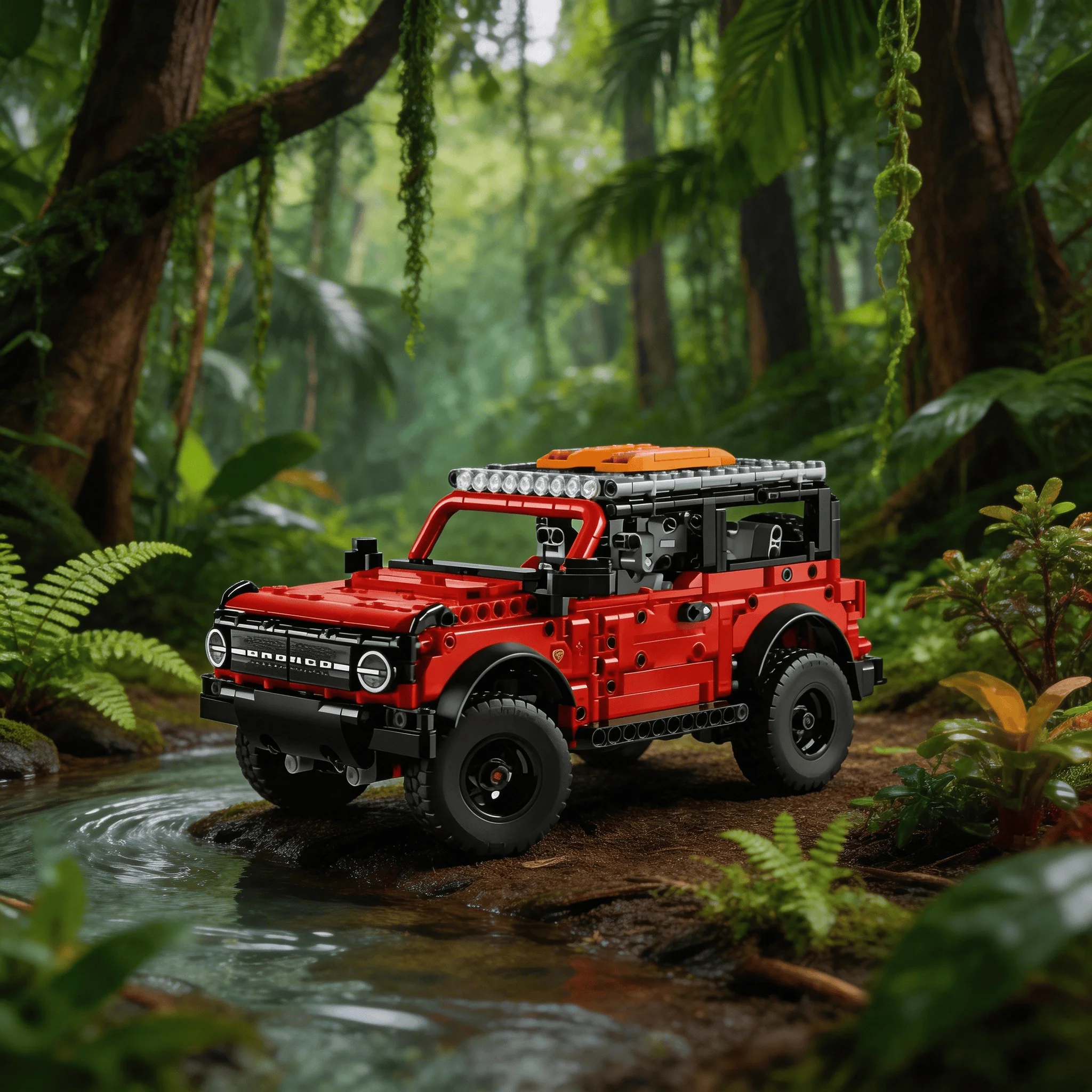 

In Stock 943PCS Technical Bronco Racing Car Building Block Bricks Adult Assembly Model Fun Birthday Christmas Gifts