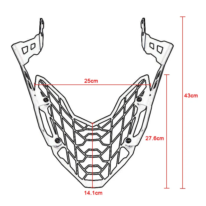 For Honda CB500X Headlight Protection Cover Grille Guard CB 500X CB500 X 2019 2020 2021 2022 2023 Motorcycle Accessories - view 4