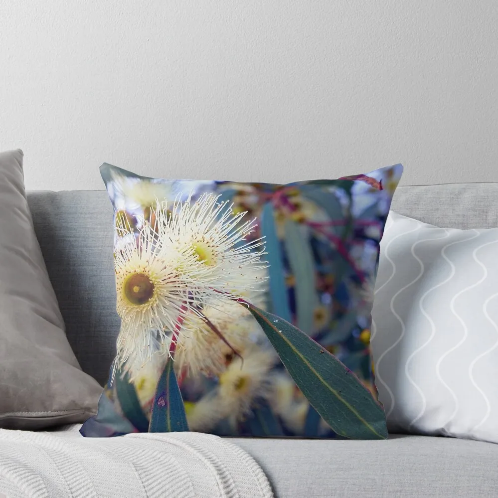 

Eucalyptus Blossoms Throw Pillow christmas cushions covers Christmas Pillows home decor items pillow