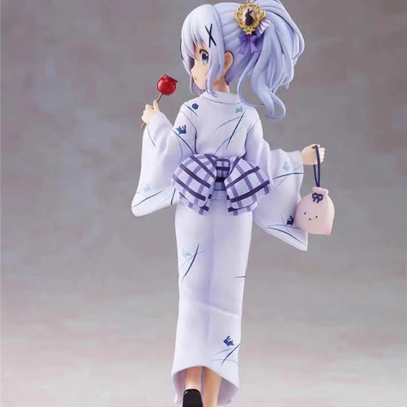 在庫あり オリジナルプラム オーダーはうさぎですか？ ブルームチノ/ココアサマーフェスティバルVerモデルアニメーションフィギュアコレクションおもちゃ