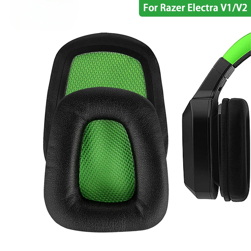 Earpads For Razer Electra Headphone Replacement Ear Pads Electra V1 V2 Earpads Cushion Replacement Parts