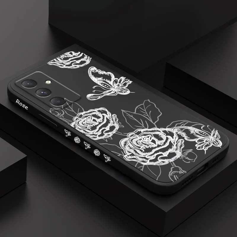 

Peony Flower Shadow Phone Case For Samsung Galaxy A17 A07 A56 A36 A26 A16 A06 A55 A35 A25 A15 A05 A54 A34 A24 A14 A04 4G 5G Cove