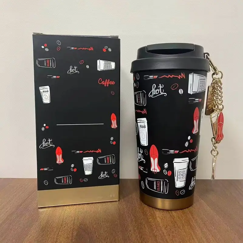 

Bk 2026 New Co Branded Stainless Steel Straw Tumbler Diamond Surface Insulated Trendy Movie Peripheral Travel Gift Box Set
