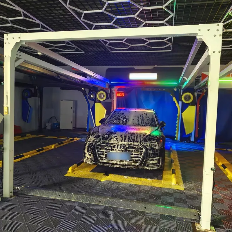 YG Customized Commercial Brushless Foam Cleaning Air Drying Automatic Car Wash Washing Machine For Logistics Centers