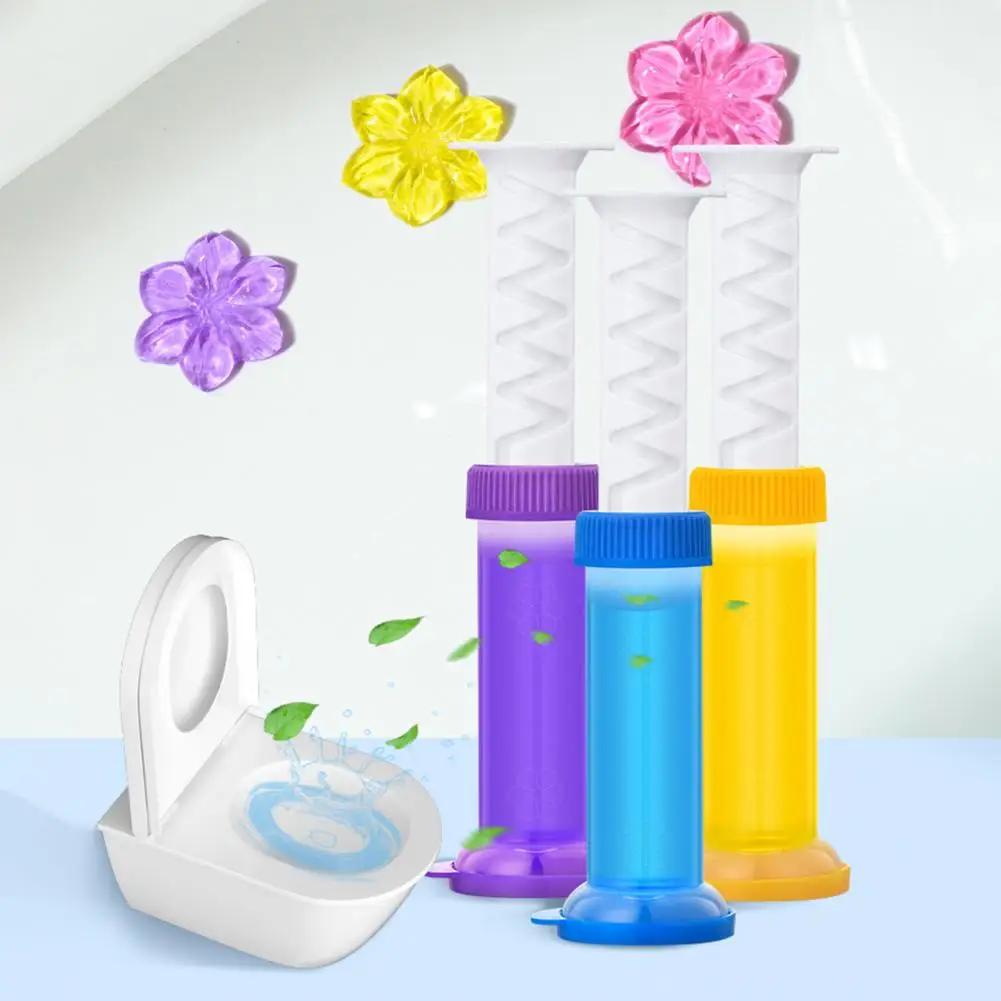 Bathroom Toilet Gel Toilet Gel Stain Odor Removal Air Freshener 11 Count Flower Shape Cleaner Stamp Bathroom Supplies for Toilet