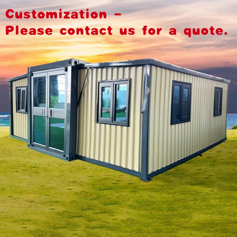 

custom.20/30/40Ft Fast Build Folding Container House Prefab Wooden Camping Movable Hotel Office Use