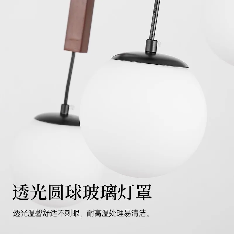 الحديثة الشمال الحد الأدنى الخشب الثريا تعليق مصباح لغرفة المعيشة المطبخ غرفة نوم دراسة المنزل إضاءة ديكورية داخلية