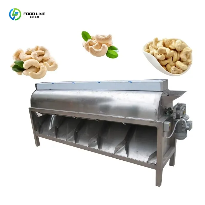 Customized Cashew Shelling Production Line Automatic Shelling Machine Dryer Nut Classifier