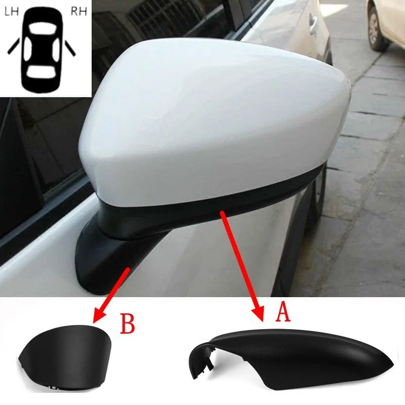 

Car Side Mirror Lower Cover Rearview Mirror Shell Housing Cap for Mazda CX-5 CX5 2013 2014