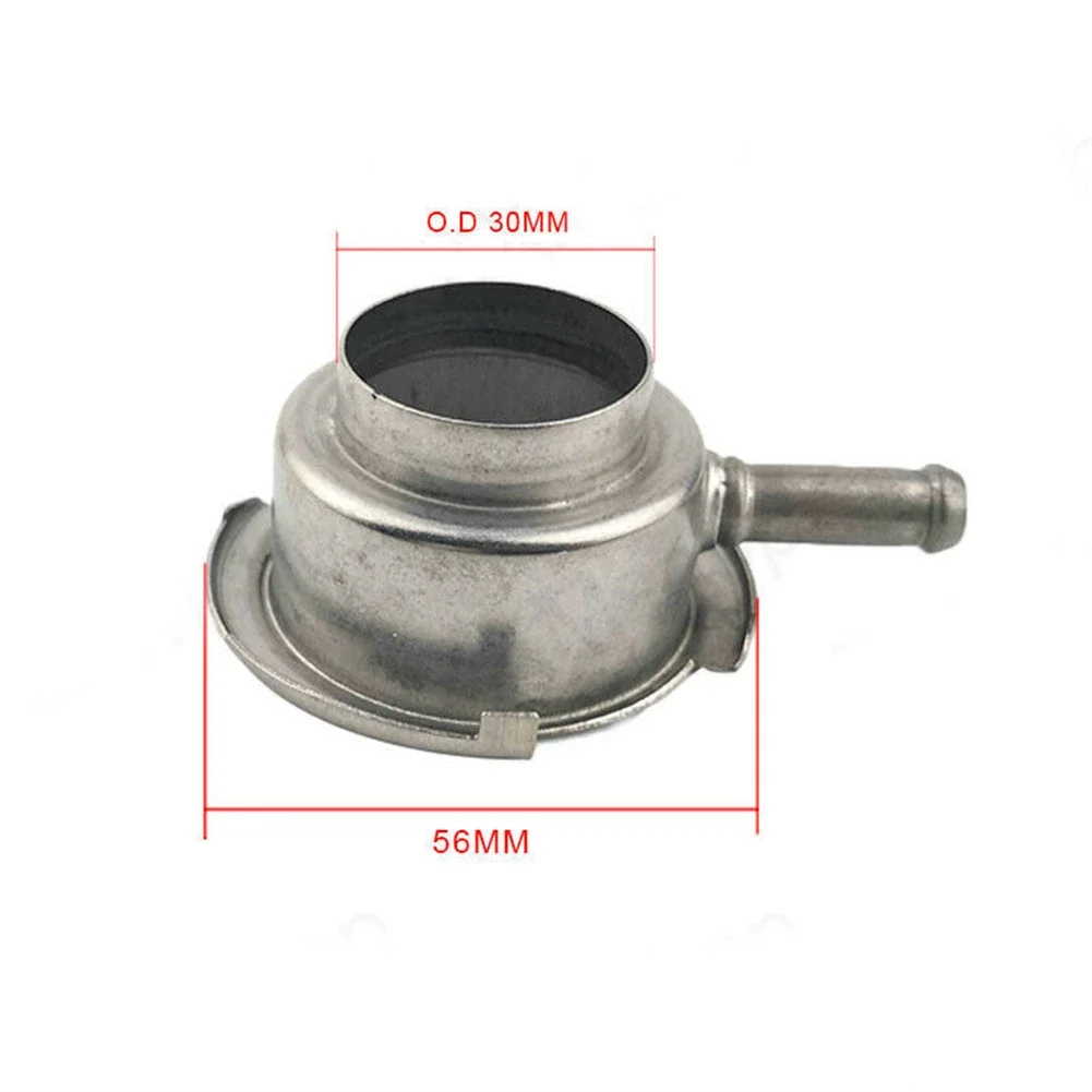 2.20'' 56mm O.D. Steel Radiator Coolant Filler Neck (Medium) Weld-on Style Water Inlet Stainless Steel Radiator Filler Neck Cap