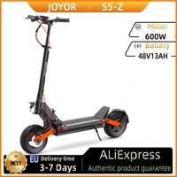 Electric Scooter JOYOR S5-Z Adult 600W Motor 48V 13Ah Battery Escooter 10'' Tires 25km/h Speed 55km Range Foldable E-Scooter