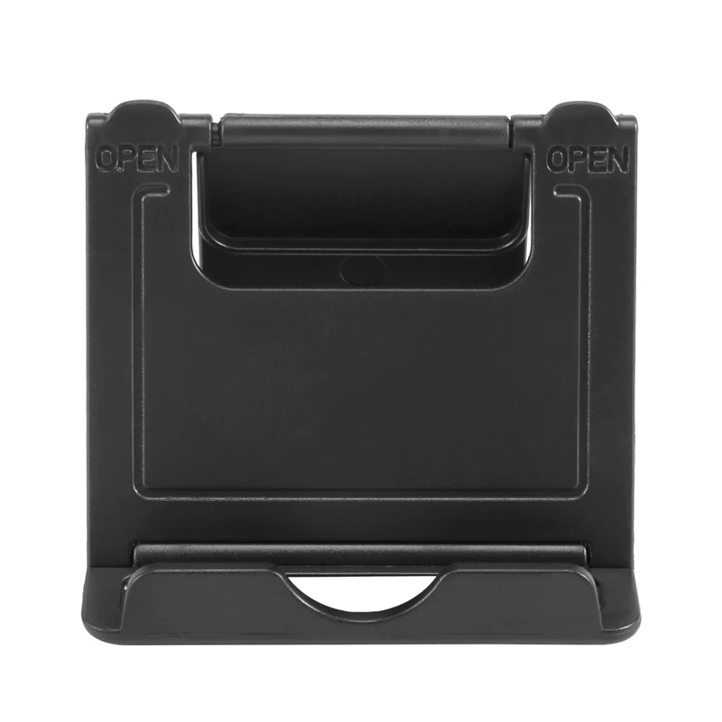 Tablet Stand Desktop Support Portable Double Folding Stand Black
