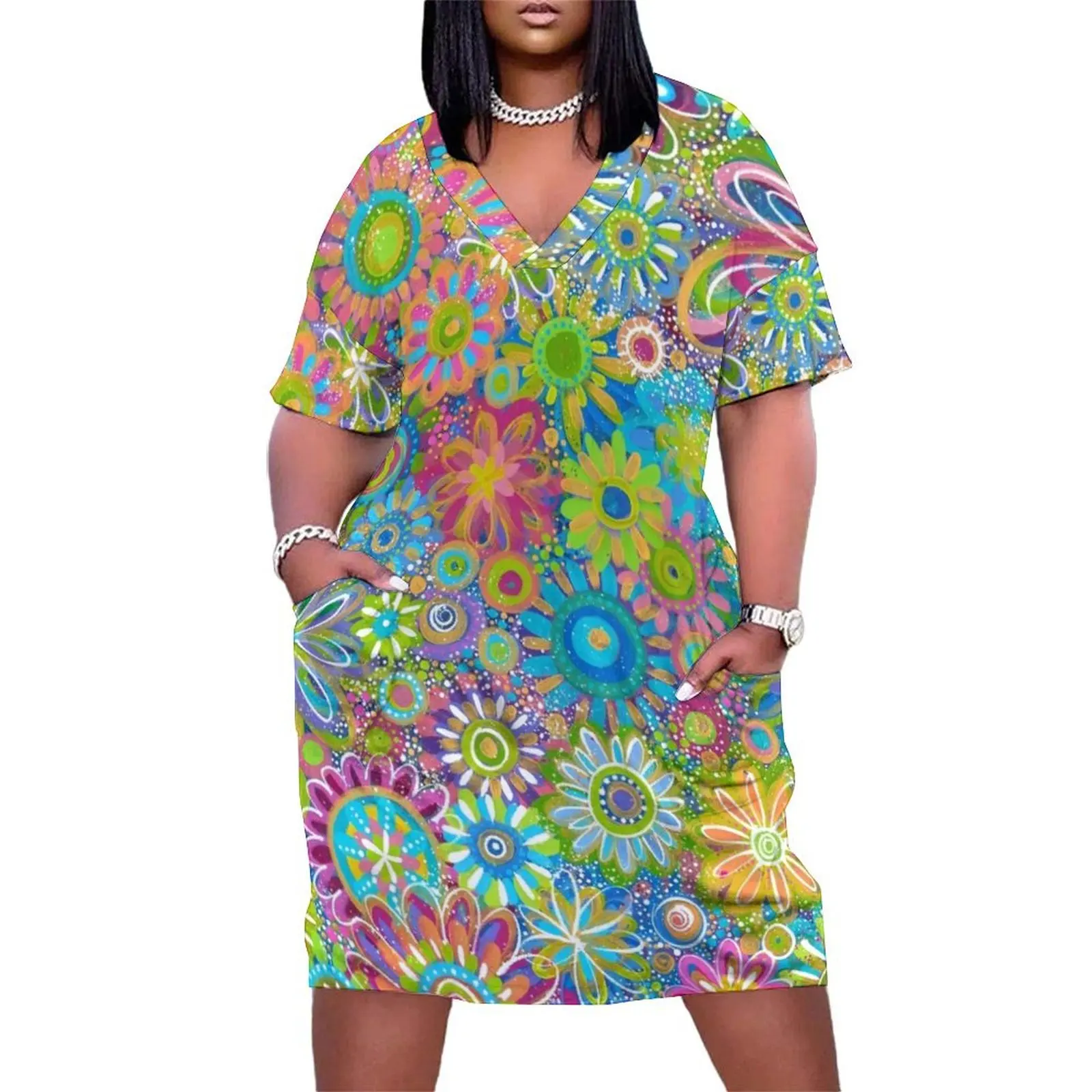 

A Spirit Of Wonder Loose Pocket Dress elegant dresses for women dress korean style african dresses for woman