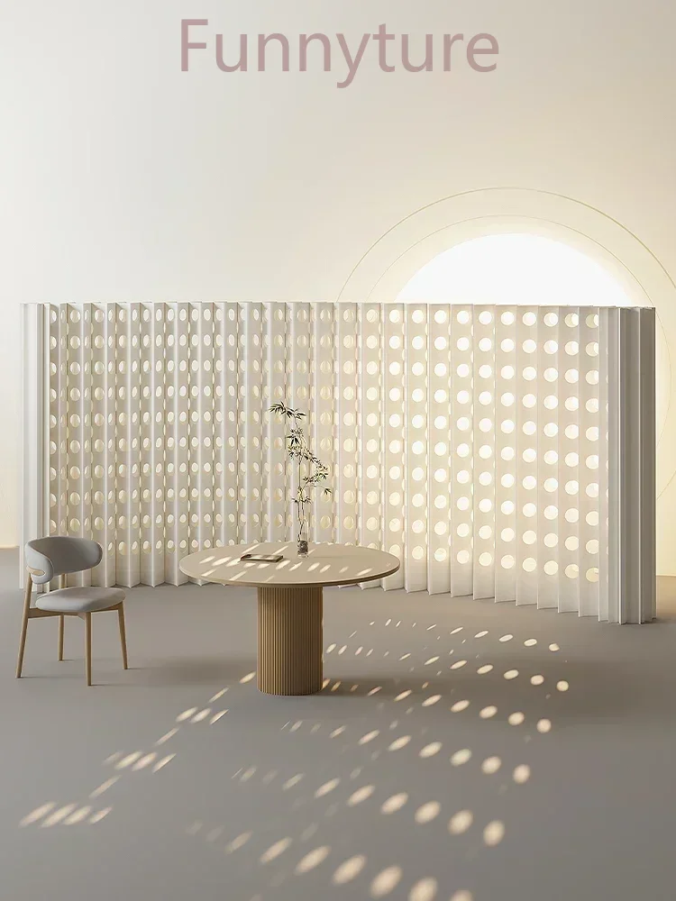foldable Screen partition paper wall fence office panel room partition baffle movable wall partition Wedding backdrop