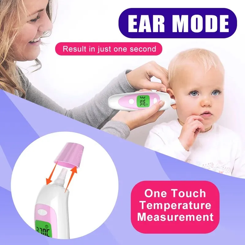 Medical Ear Thermometer Infrared Digital Measure Fever Temperature Adult Child Clinical Non-Contact Front Thermometer Body