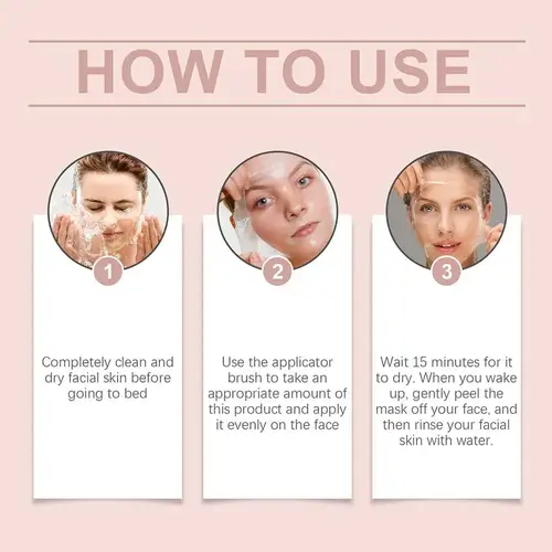 Collagen Peel-off Mask Night Wrapping Facial Mask Deeply Moisturizing Hydrating Firming Skin Facial Mask Daily Face Skin Care - Image 6