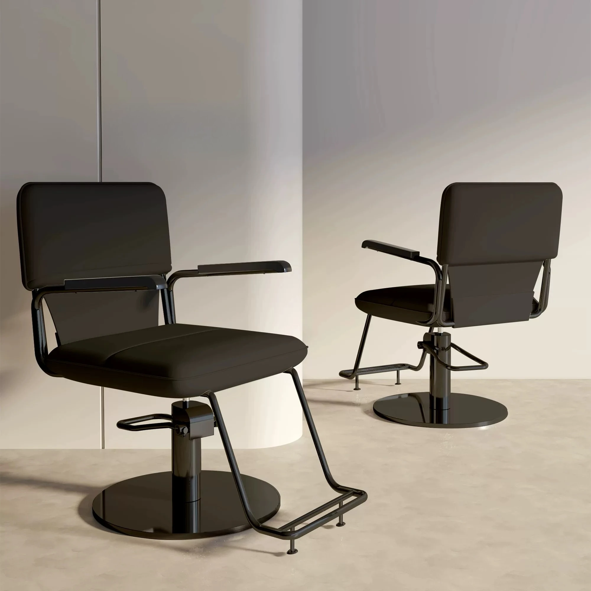 Barber shop barber chair hair salon special perm and dyeing chair beauty salon rotatable lifting makeup chair