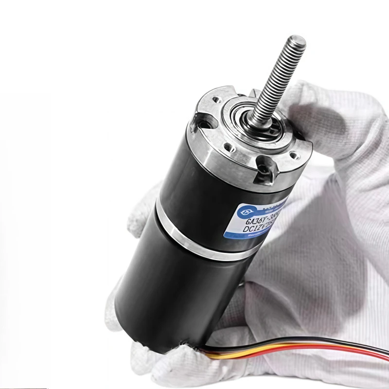 12V 24V Micro Planetary Brushless DC Speed Regulator Motor GA36Y-3650 with High Torque M6 M8