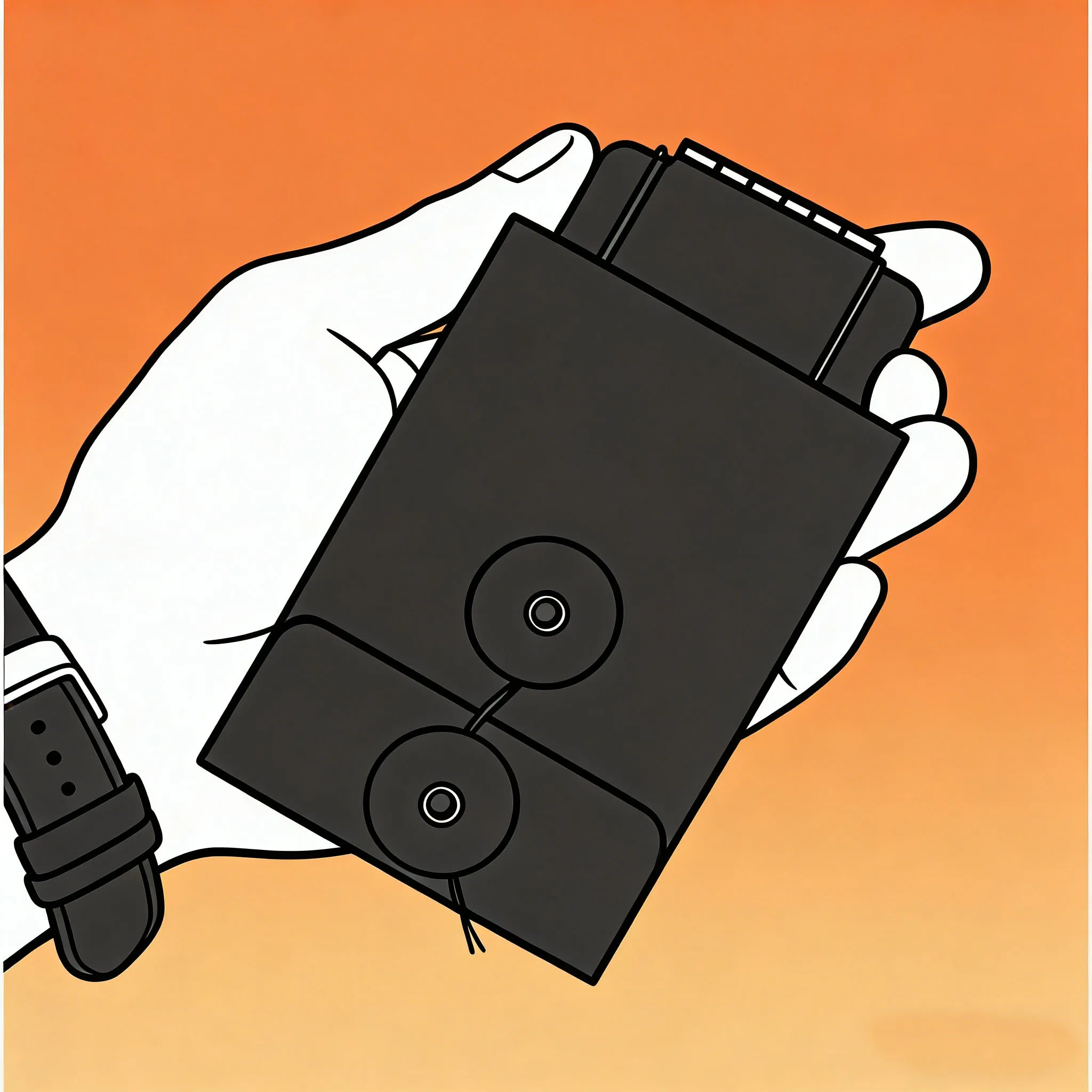 Easylopes (Black)Magic Tricks Close Up Mentalism Magic Props Magician Professional The Final Answer To Card-to-Envelope