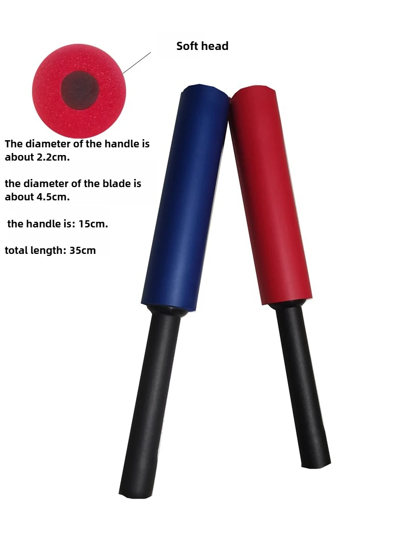 Sponge Cotton Soft Head Practice Martial Arts Training Stick Shield Target