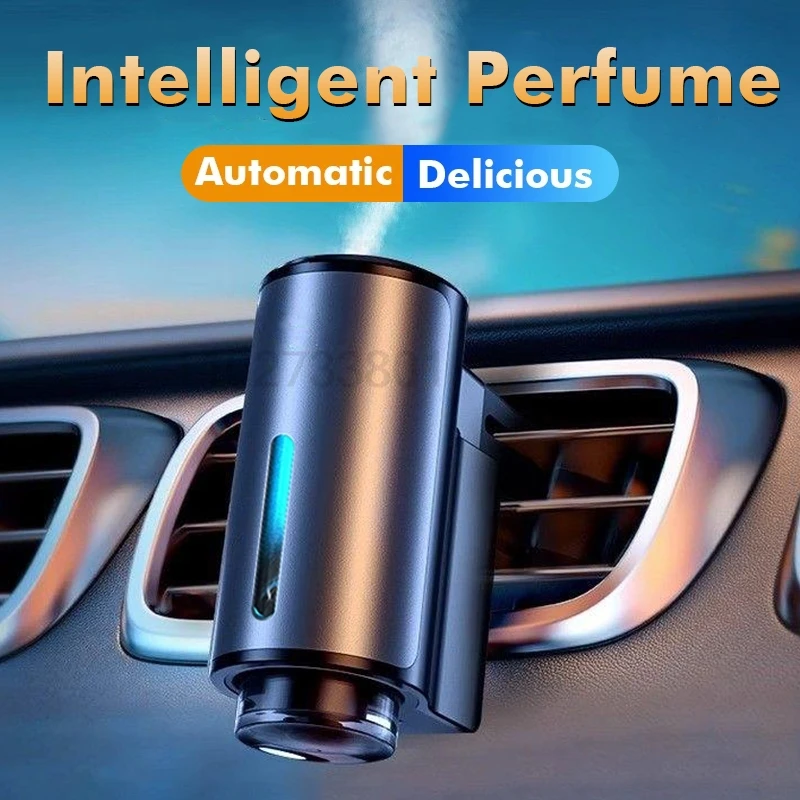 Car Aroma Diffuser Smart Car Air Fresheners Electric Vent Aromatherapy Diffuser Automatic Deodorizer Auto Interior Accessories