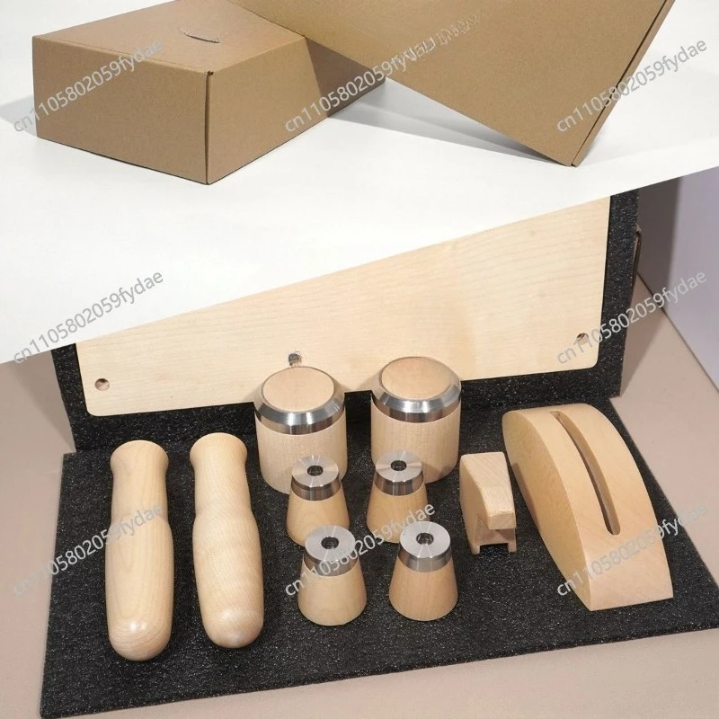 Coffee Machine Modification Parts 11-piece Set Walnut Side Panel Handle Lever Steam Switch