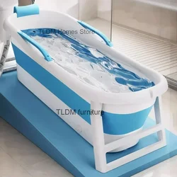 Foldable Bath Tub Full Body Adult Large Bathtub Simple Portable Bathtubs Adult Household Children's Thickened Bath Bidet