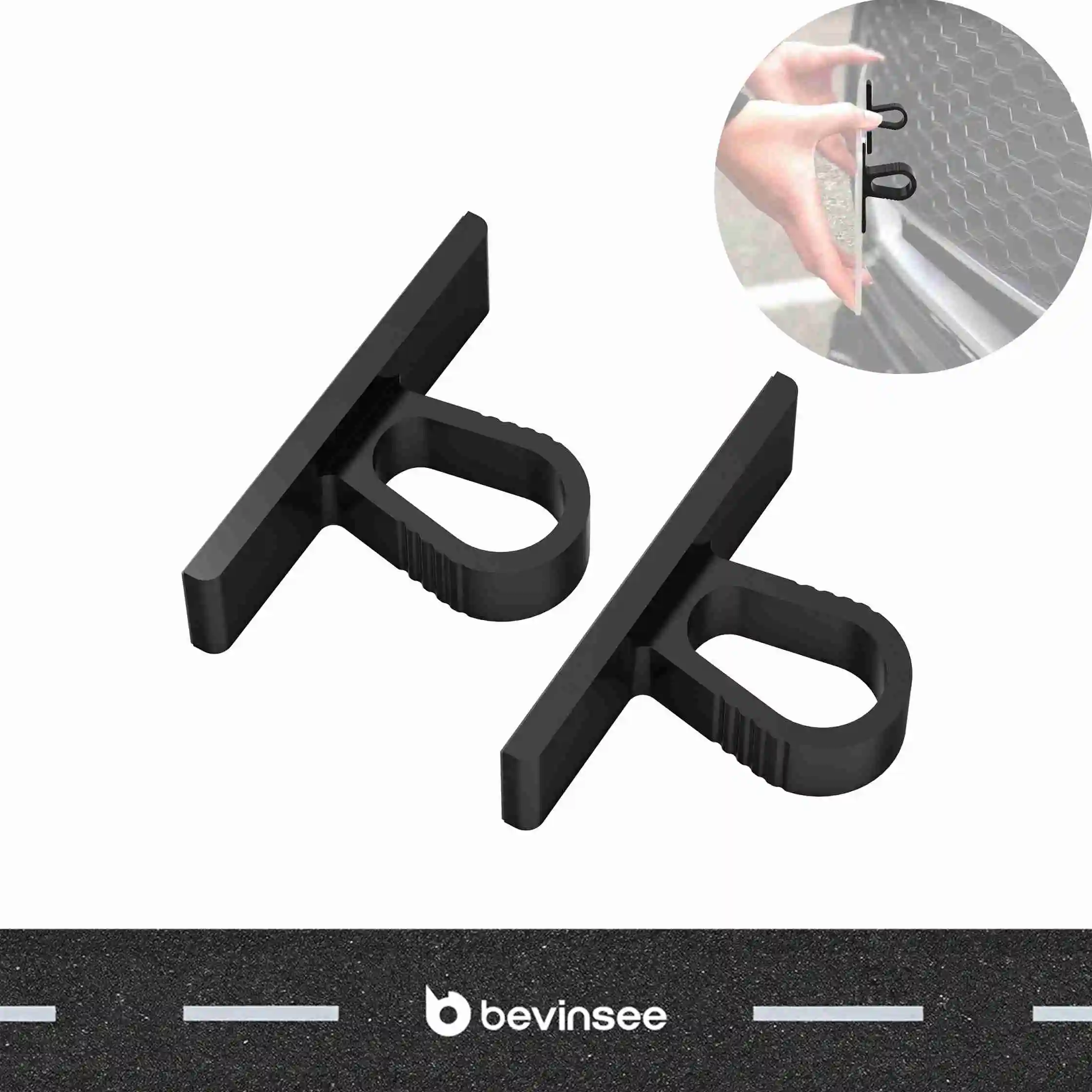 

BEVINSEE 2 шт. автомобильные зажимы для крепления номерного знака для сотовой решетки для Audi S3 RS3 RS4 RS5 RS6 TT